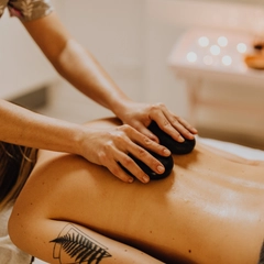 Hot stone massage